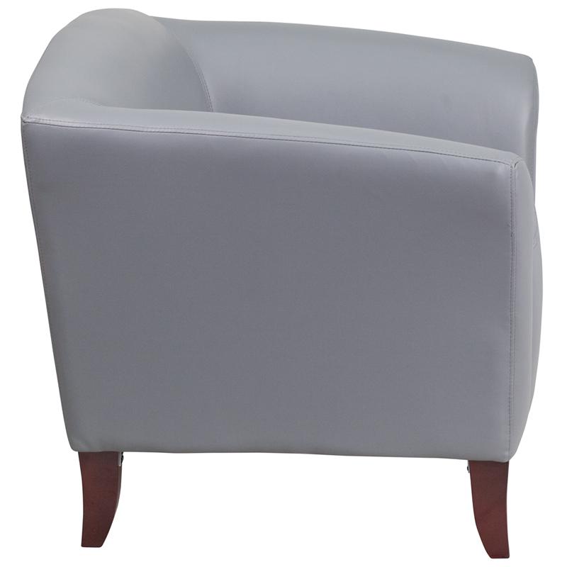 Flash Furniture HERCULES Imperial Series Gray Leather Chair – 111-1-GY-GG Sale