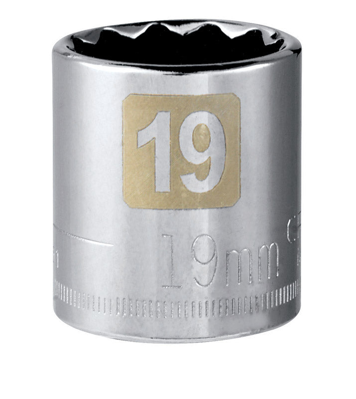 CM SCKT 3/8DR 19MM 12PT Fashion