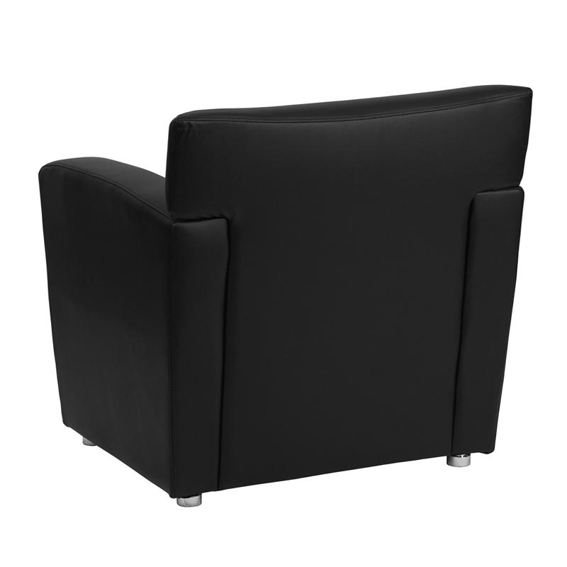Flash Furniture HERCULES Majesty Series Black Leather Chair – 222-1-BK-GG Online now
