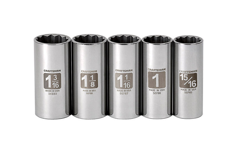 CM SCKT SET 5PC1/2DP SAE on Sale