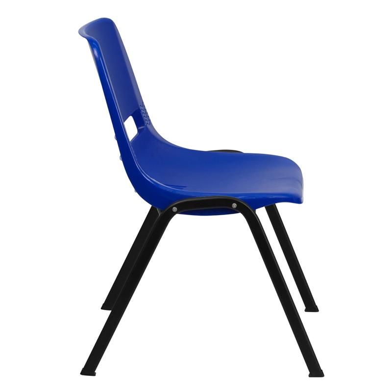 Flash Furniture HERCULES Series 880 lb. Capacity Blue Ergonomic Shell Stack Chair – RUT-EO1-BL-GG Online now