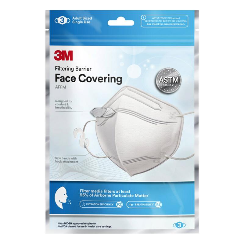 FACE MASK WHITE 3PK Online Hot Sale