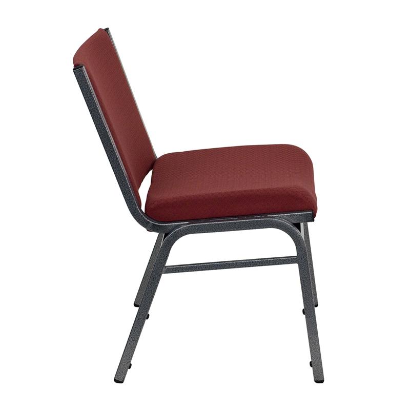 Flash Furniture HERCULES Series Big & Tall 1000 lb. Rated Burgundy Fabric Stack Chair – XU-60555-BY-GG Online now