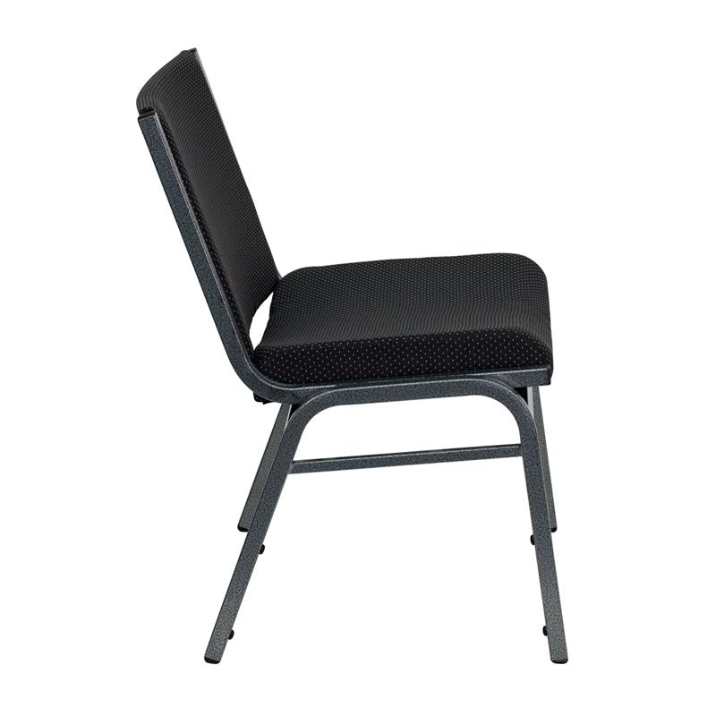 Flash Furniture HERCULES Series Big & Tall 1000 lb. Rated Black Fabric Stack Chair – XU-60555-BK-GG Fashion