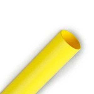 3M Polyolefin Shrink Tubing, 3/4″ Expanded I.D., 4 Feet Length, Yellow Online Hot Sale