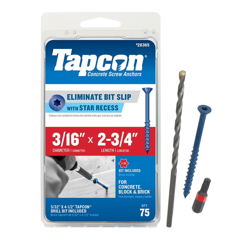 CN SCRW 3/16X2-3/4″ 75PK Online Hot Sale