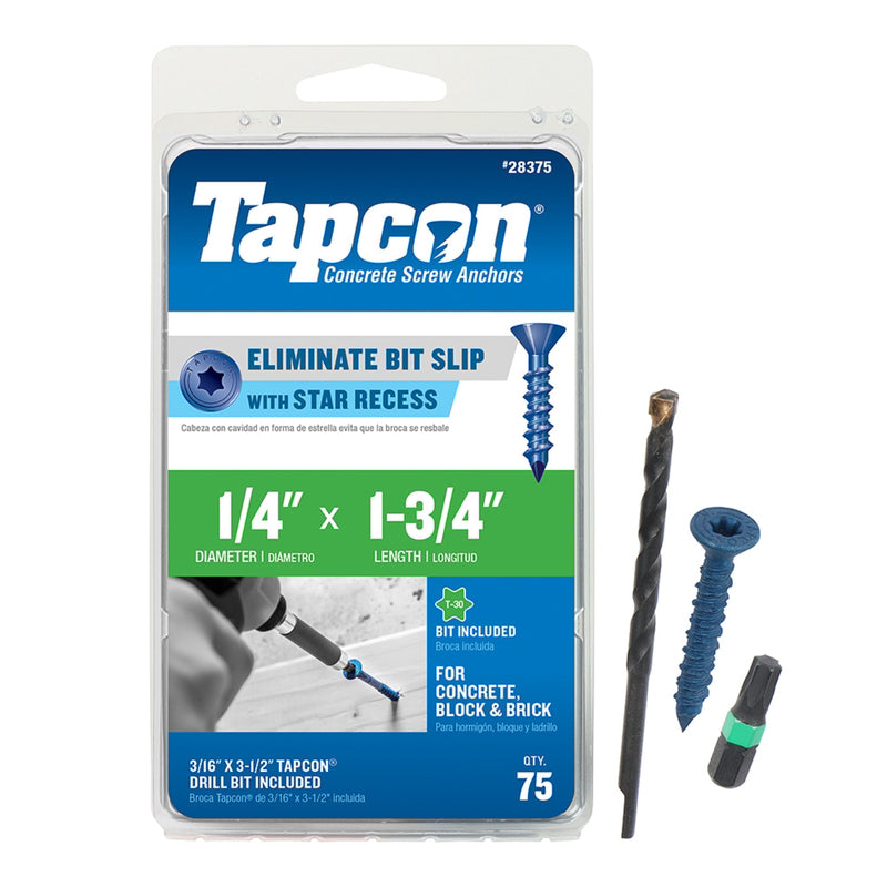 CN SCRW 1/4X1-3/4″ 75PK Discount