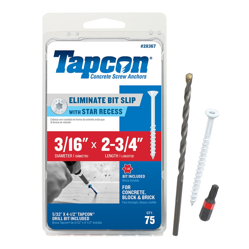 CN SCRW 3/16X2-3/4″ 75PK Online Sale