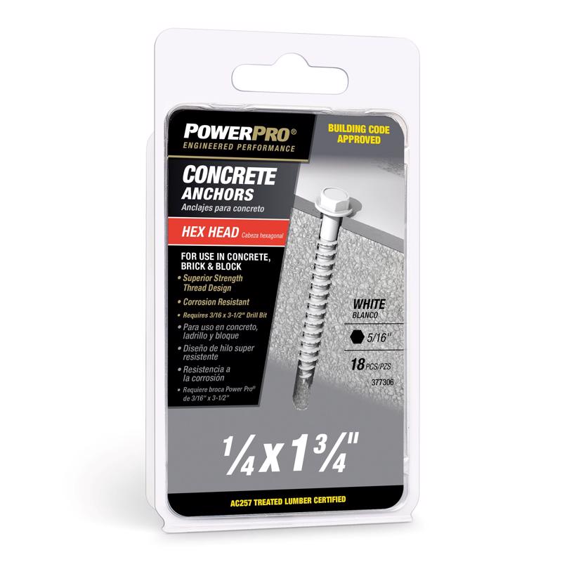 CNCRT SCRW ANCHR HX18PK Supply