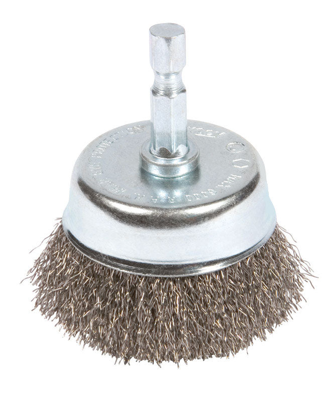COARSE CRIMP WIRE CUP 3″ Online Hot Sale
