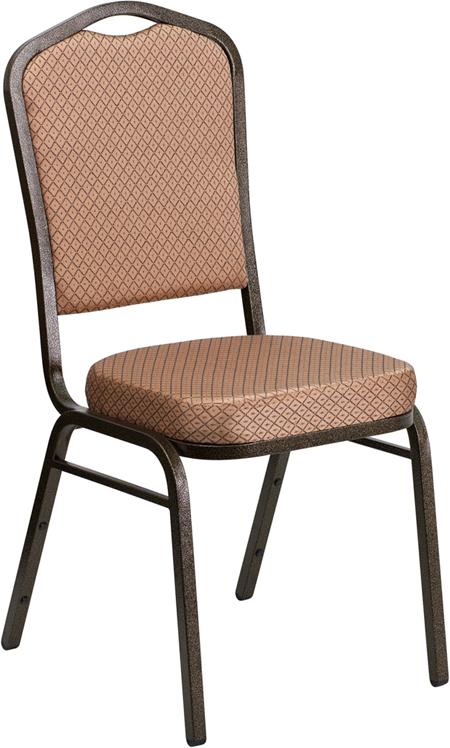 Flash Furniture HERCULES Series Crown Back Stacking Banquet Chair in Gold Diamond Patterned Fabric – Gold Vein Frame – FD-C01-GOLDVEIN-GO-GG Online Hot Sale