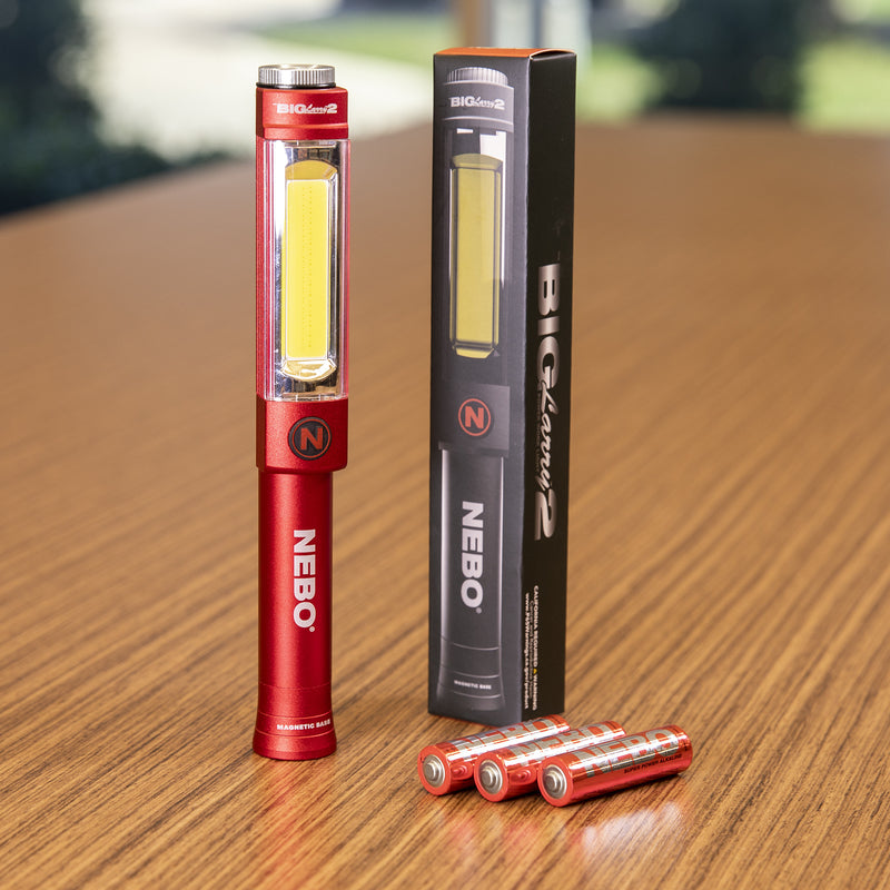 COB WORK LIGHT 2 LED RED Online Sale