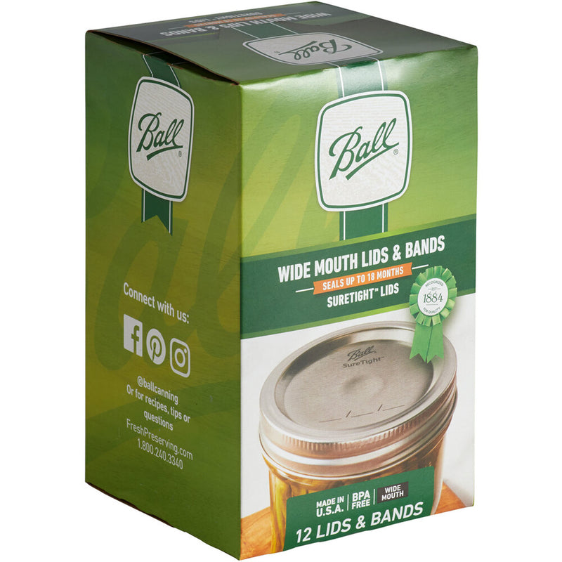 BANDS W/DOME LIDS 12PK Hot on Sale