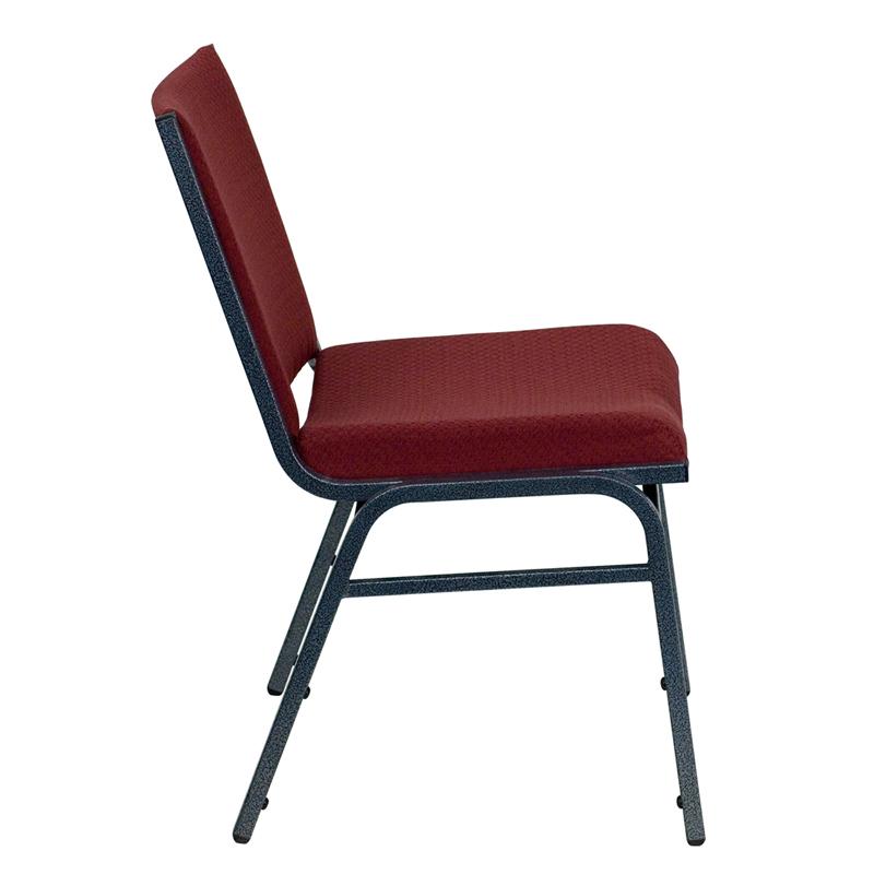 Flash Furniture HERCULES Series Heavy Duty Burgundy Patterned Fabric Stack Chair – XU-60153-BY-GG Online