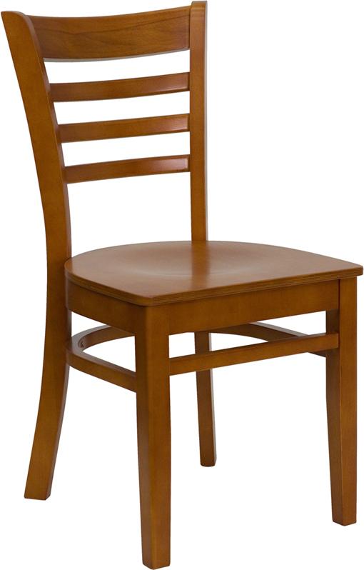 Flash Furniture HERCULES Series Ladder Back Cherry Wood Restaurant Chair – XU-DGW0005LAD-CHY-GG Fashion