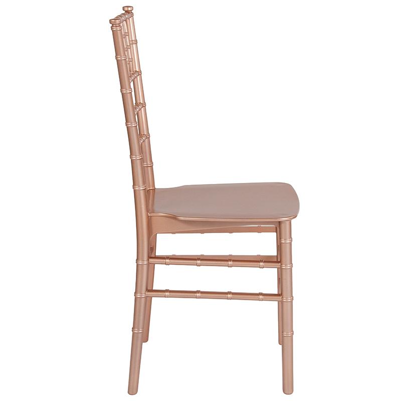 Flash Furniture HERCULES Series Rose Gold Resin Stacking Chiavari Chair – LE-ROSE-M-GG Hot on Sale