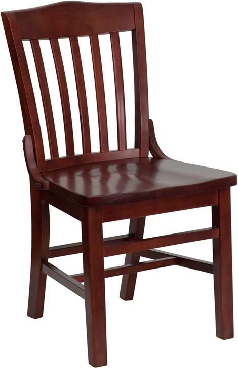 Flash Furniture HERCULES Series School House Back Mahogany Wood Restaurant Chair – XU-DG-W0006-MAH-GG Online