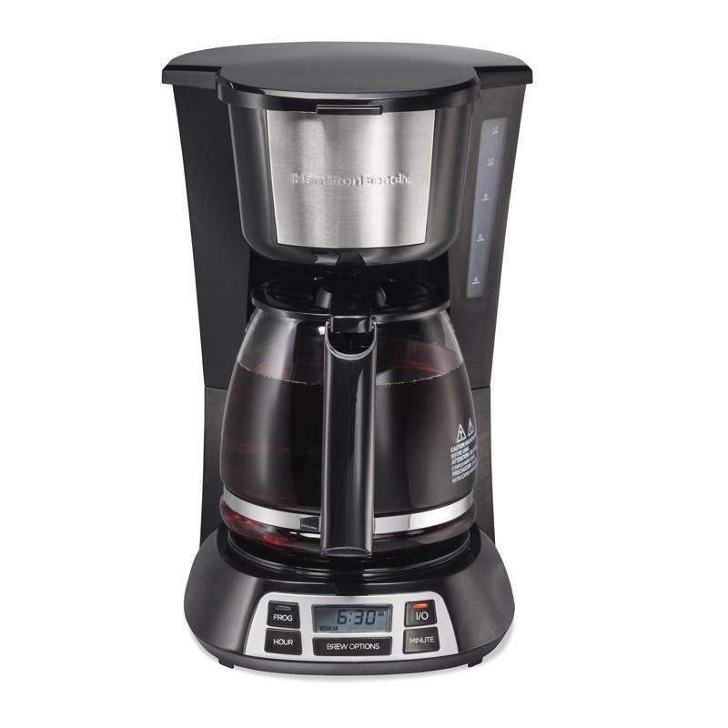 COFFE MAKR BLK/SLV 12CUP Discount