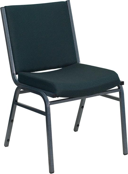 Flash Furniture HERCULES Series Heavy Duty Green Patterned Fabric Stack Chair – XU-60153-GN-GG Hot on Sale