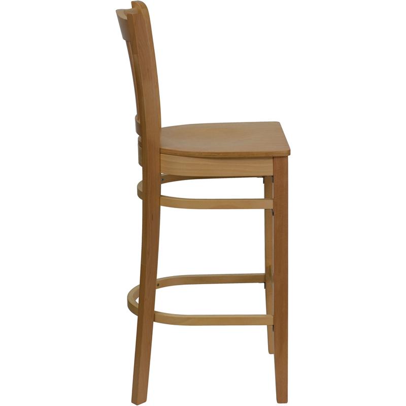 Flash Furniture HERCULES Series Vertical Slat Back Natural Wood Restaurant Barstool – XU-DGW0008BARVRT-NAT-GG Online