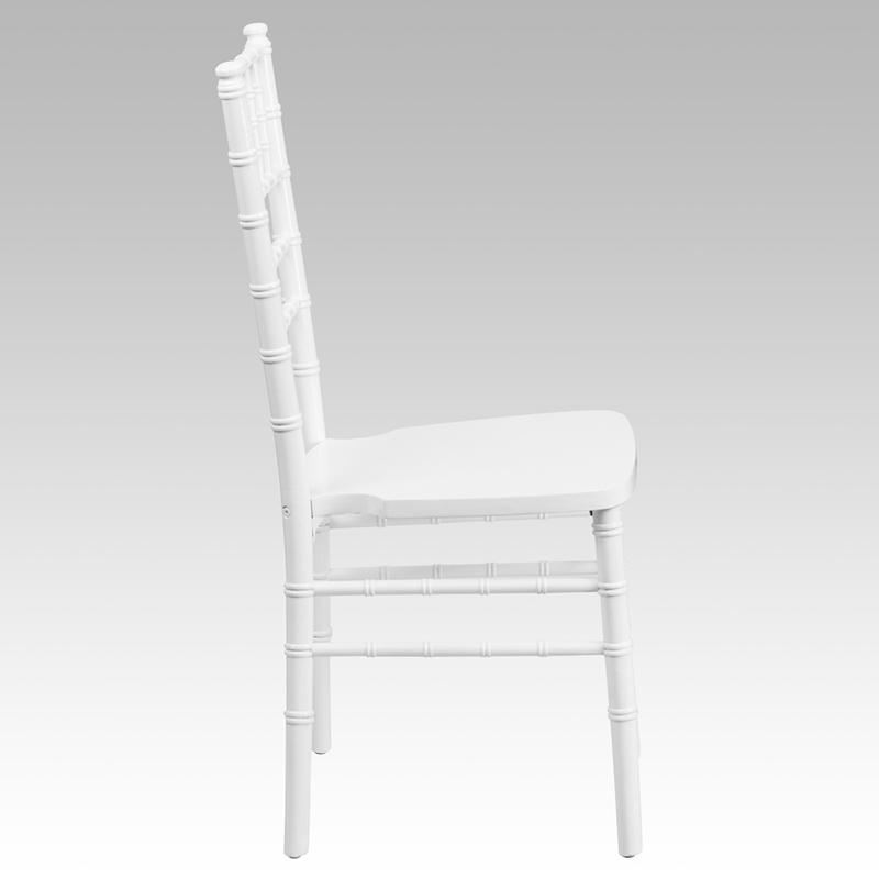Flash Furniture HERCULES Series White Wood Chiavari Chair – XS-WHITE-GG Discount
