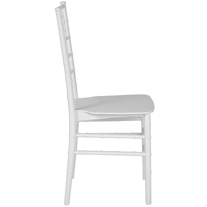 Flash Furniture HERCULES Series White Resin Stacking Chiavari Chair – LE-WHITE-M-GG Online Sale
