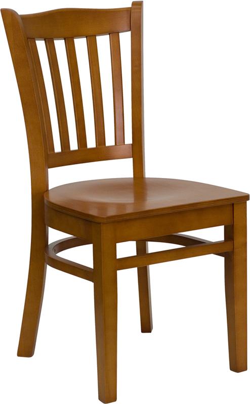 Flash Furniture HERCULES Series Vertical Slat Back Cherry Wood Restaurant Chair – XU-DGW0008VRT-CHY-GG Discount
