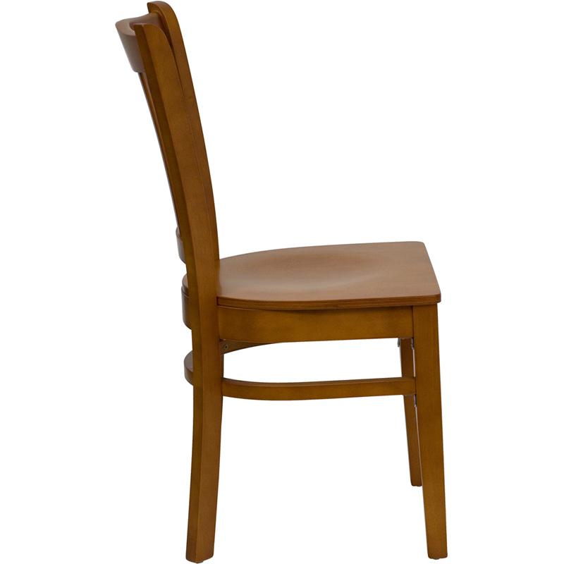 Flash Furniture HERCULES Series Vertical Slat Back Cherry Wood Restaurant Chair – XU-DGW0008VRT-CHY-GG Discount
