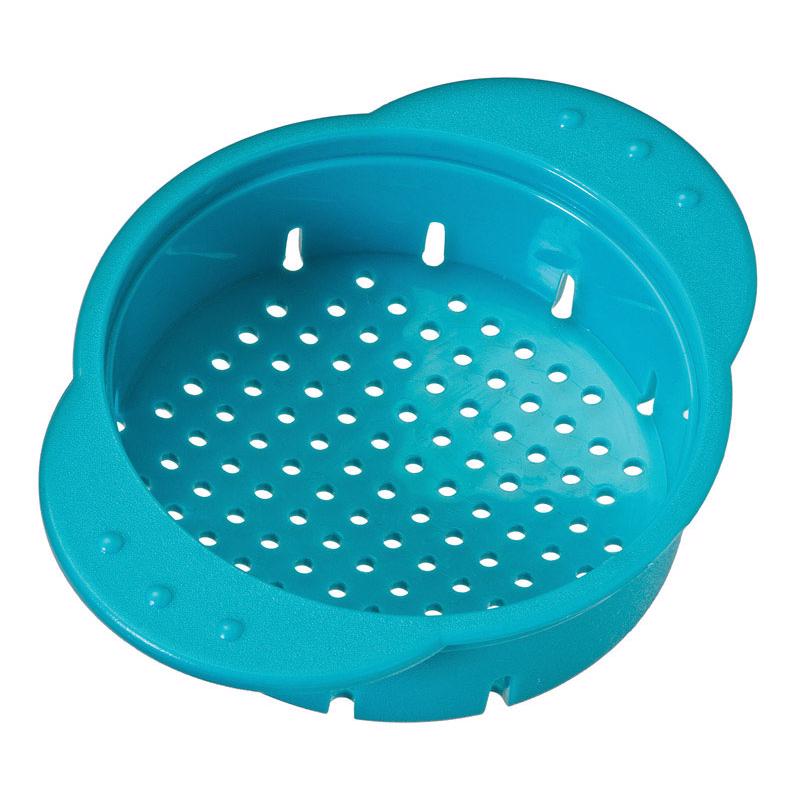 COLANDER CAN PLASTIC TEAL Supply