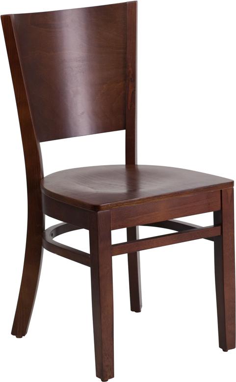 Flash Furniture Lacey Series Solid Back Walnut Wood Restaurant Chair – XU-DG-W0094B-WAL-WAL-GG Sale