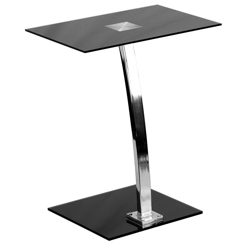 Flash Furniture Laptop Computer Desk with Silk Black Tempered Glass Top – NAN-LT-07-GG Hot on Sale