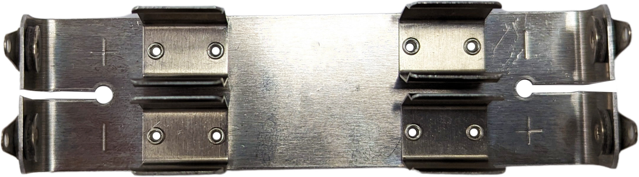 AA Battery Holders, Aluminum Body, Cylindrical Battery Contacts, Holds 4 AA Batteries, Insulated Washer & Solder Lugs Sale
