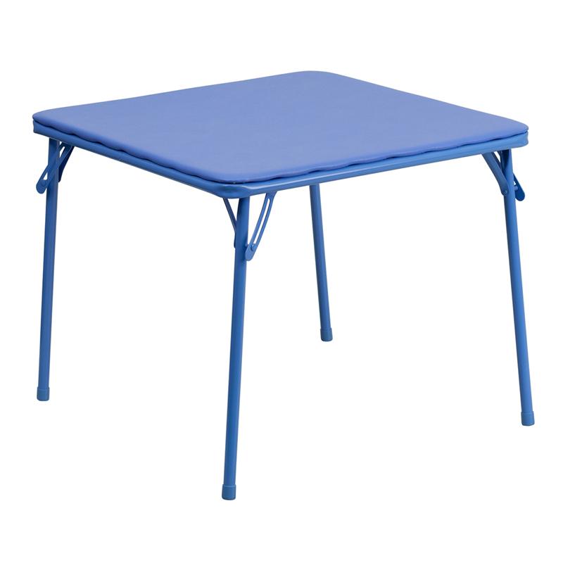 Flash Furniture Kids Blue Folding Table – JB-TABLE-GG Fashion