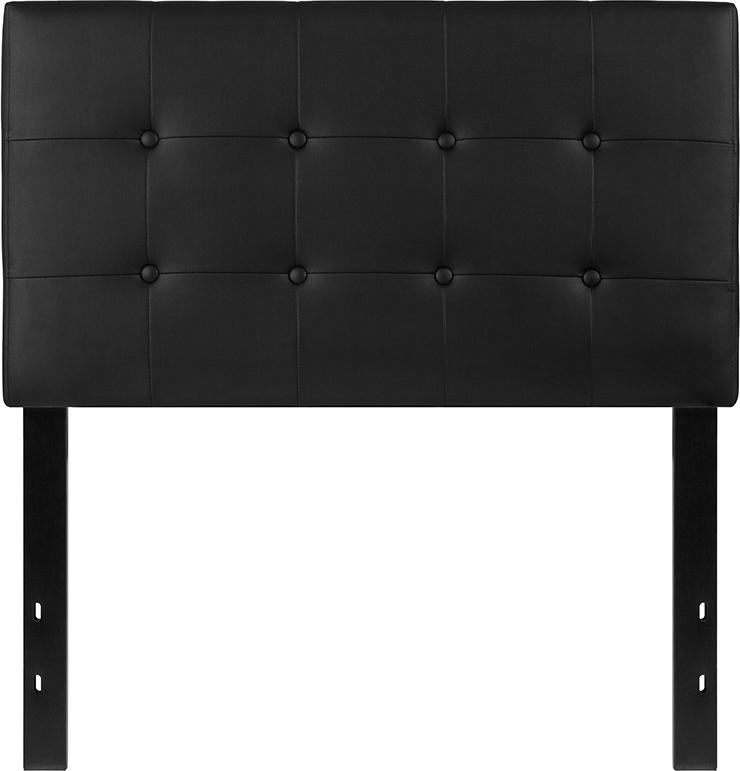 Flash Furniture Lennox Tufted Upholstered Twin Size Headboard in Black Vinyl – HG-HB1705-T-BK-GG Hot on Sale