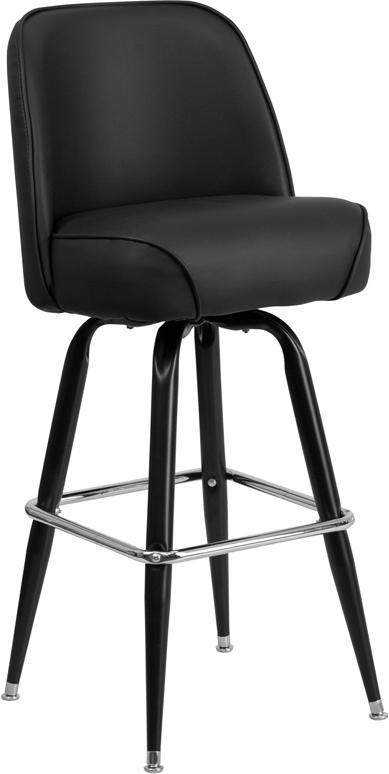 Flash Furniture Metal Barstool with Swivel Bucket Seat – XU-F-125-GG Online now