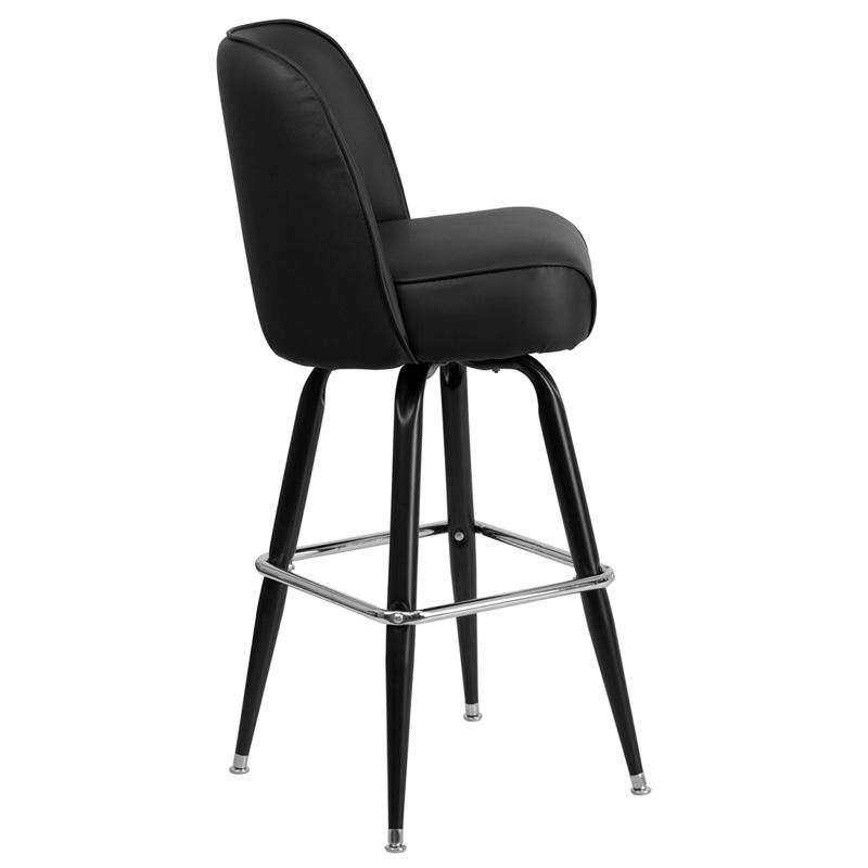 Flash Furniture Metal Barstool with Swivel Bucket Seat – XU-F-125-GG Online now