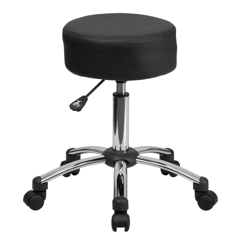 Flash Furniture Medical Ergonomic Stool with Chrome Base – BT-191-1-GG Fashion