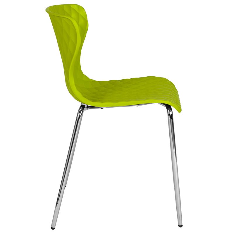 Flash Furniture Lowell Contemporary Design Citrus Green Plastic Stack Chair – LF-7-07C-CGRN-GG Online