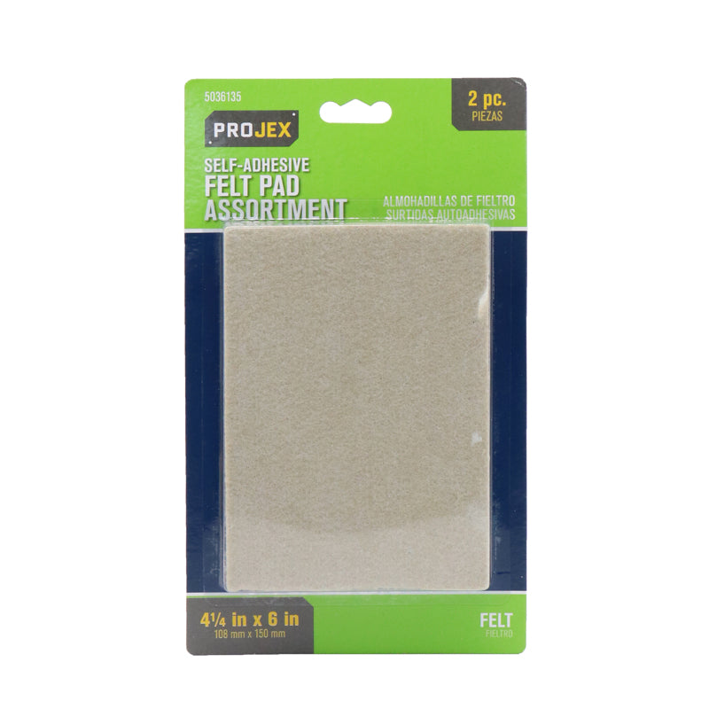 FELT BLNKT PAD4.25X6 2PK Hot on Sale