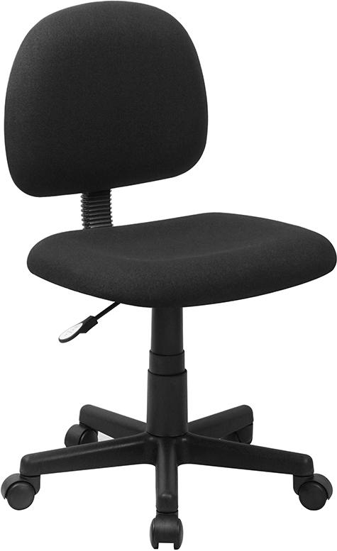 Flash Furniture Mid-Back Black Fabric Swivel Task Chair – BT-660-BK-GG Online Hot Sale