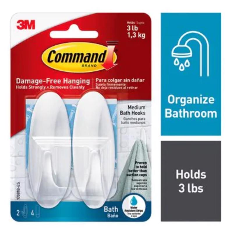 COMMAND HOOK MDM BATH Discount