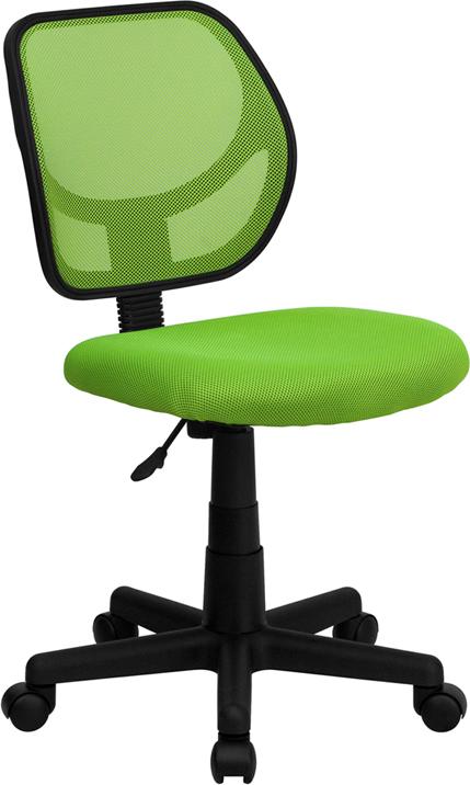 Flash Furniture Mid-Back Green Mesh Swivel Task Chair – WA-3074-GN-GG Hot on Sale