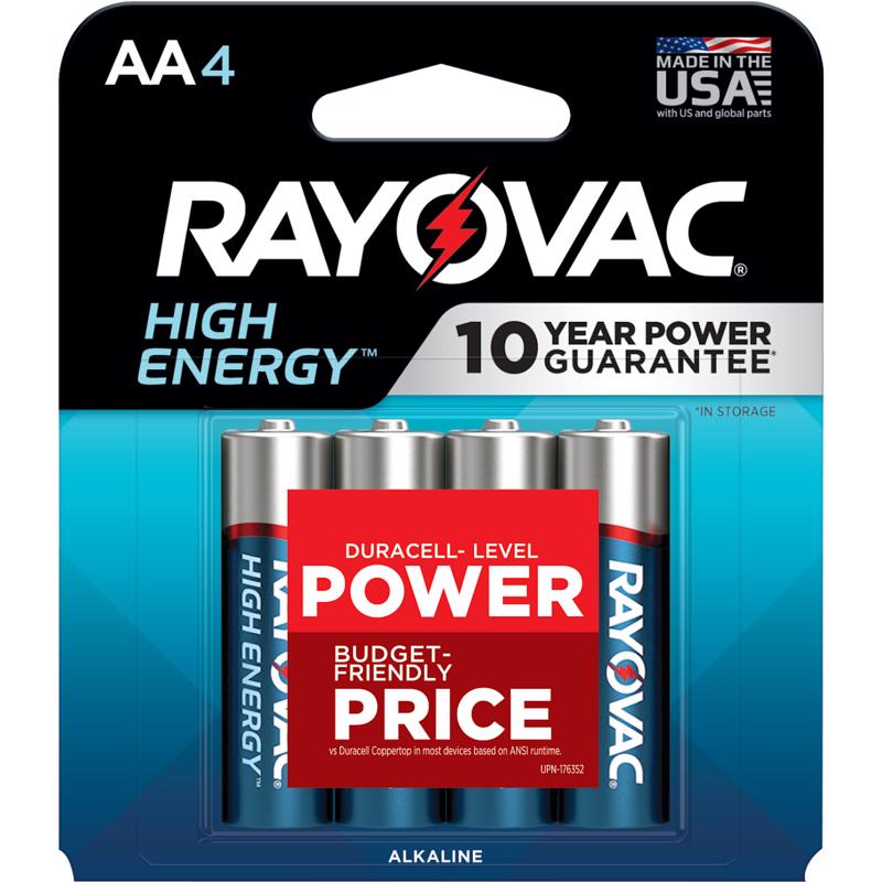 BATTERY ALKALINE AA 4PK Online now
