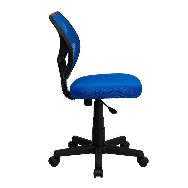Flash Furniture Mid-Back Blue Mesh Swivel Task Chair – WA-3074-BL-GG on Sale