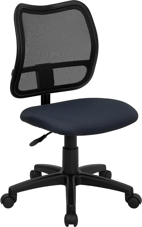 Flash Furniture Mid-Back Navy Blue Mesh Swivel Task Chair – WL-A277-NVY-GG Discount