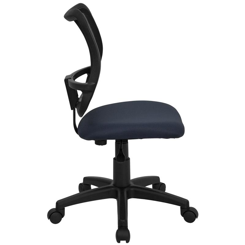 Flash Furniture Mid-Back Navy Blue Mesh Swivel Task Chair – WL-A277-NVY-GG Discount