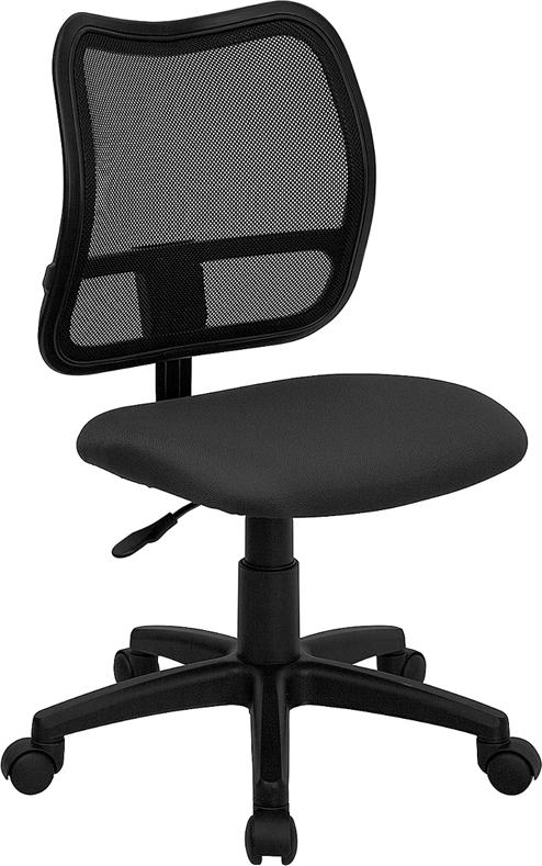 Flash Furniture Mid-Back Gray Mesh Swivel Task Chair – WL-A277-GY-GG Online Sale