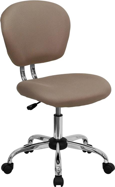 Flash Furniture Mid-Back Coffee Brown Mesh Padded Swivel Task Chair with Chrome Base – H-2376-F-COF-GG Discount