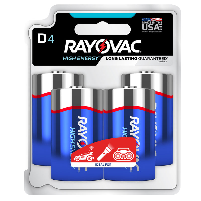 BATTERY ALKALINE D 4PK Discount