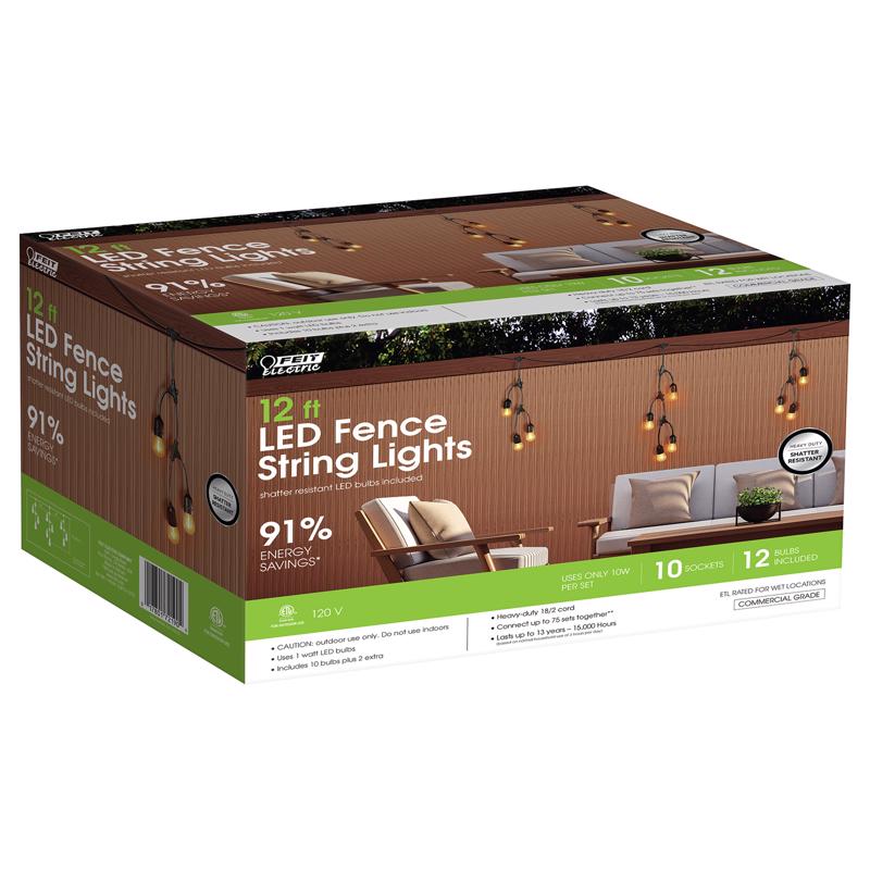 FENCE STRINGLIGHT 12FT Supply